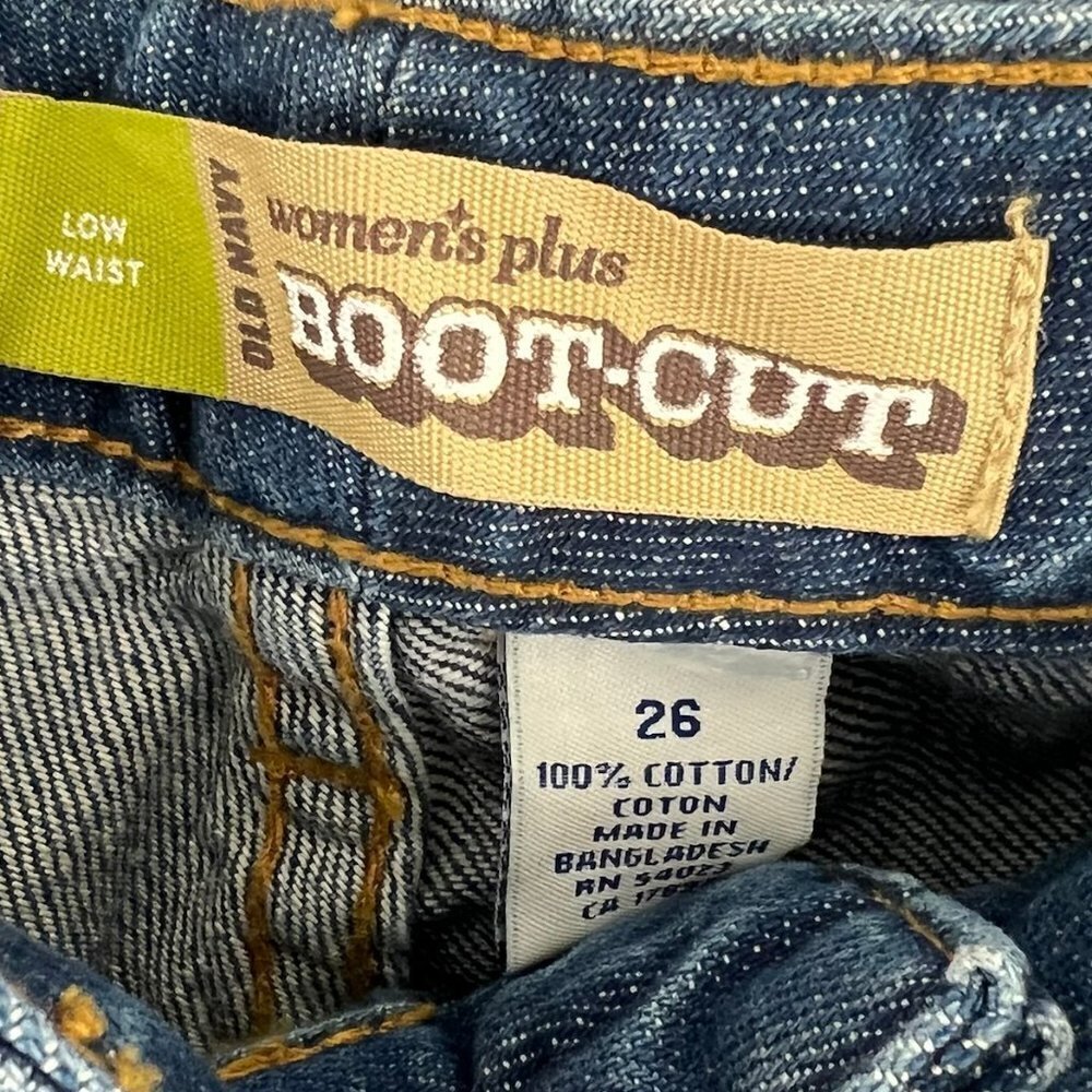 Old Navy Bootcut Low Waist Jeans Size 26 - Picture 3 of 5